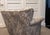 Beige Vintage Danish Wingback Chairs with Jacquard Fabric, 1940s, Set of 2 For Sale - Image 8 of 16