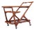 Italian Style Serving Trolley in Walnut by Cesare Lacca for Cassina, 1960s For Sale