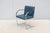 Fabulous Brno flat bar chair in indigo blue vinyl. An icon of modernist classic heavily rooted in the Bauhaus design,...