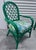 Green Mid 20th Century Green Bamboo Chairs - A Pair For Sale - Image 8 of 12