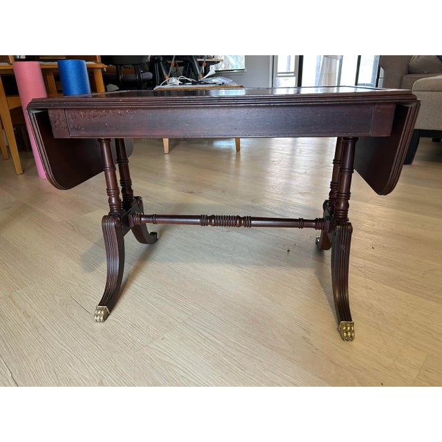 Drop-Leaf Table by w.a. Hathaway's Circa 1926 For Sale In Las Vegas - Image 6 of 12