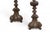 Early 19th Century Pair 19th Century Italian Carved Altar Sticks For Sale - Image 5 of 5
