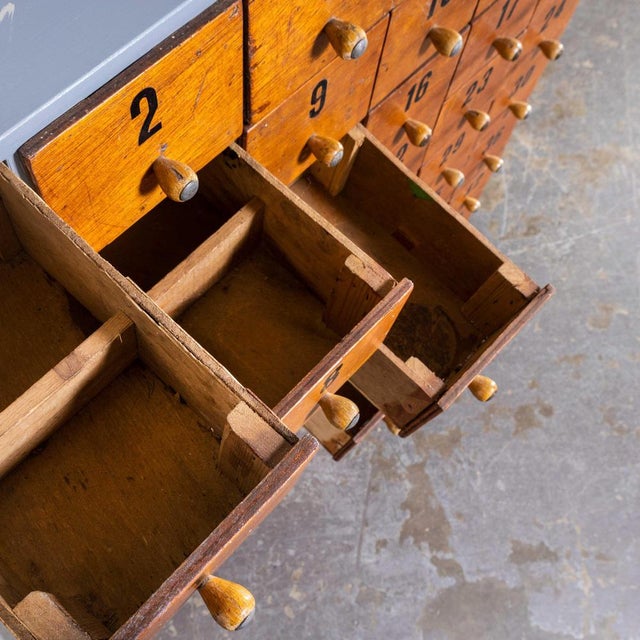 Belgian Chest of Drawers with 60 Drawers, 1960s For Sale - Image 6 of 11