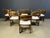Brown Vintage Brutalist Dining Chairs, 1960s, Set of 6 For Sale - Image 8 of 9