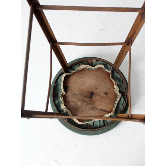 Vintage Industrial Stool For Sale - Image 11 of 11