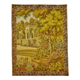 Vintage Corona Decor Co. Formal Garden Wall Tapestry For Sale