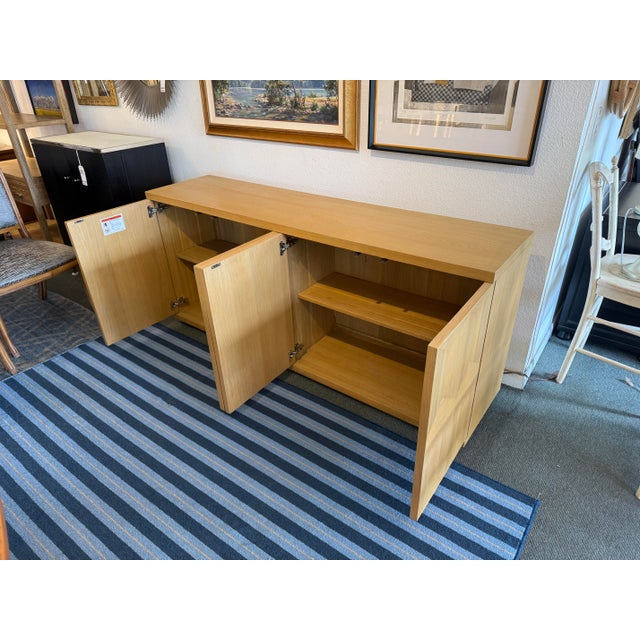 Contemporary McGee & Co. Beacon Sideboard, Blonde Oak For Sale - Image 3 of 12