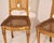 Gold French Louis XVI Style Carved Fauteuils Cane Seating Set - 3 Pieces For Sale - Image 8 of 9