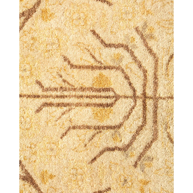 Traditional Mogul Collection Hand-Knotted Area Rug - Ivory Collection 8' 2" X 10' 2" For Sale - Image 3 of 10