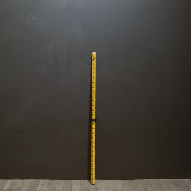 Early 20th C. Surveyor's Pole & Logging Measuring Stick c.1940 For Sale - Image 4 of 7