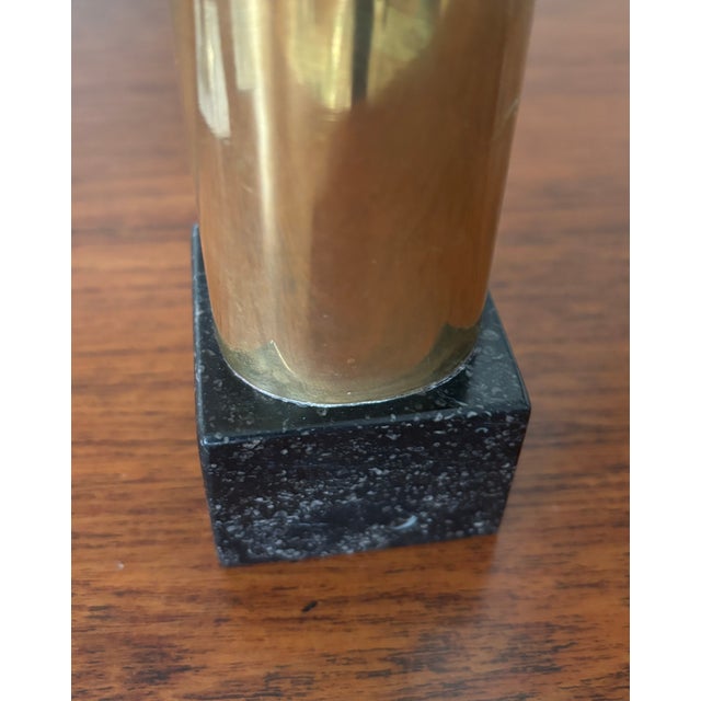 1970s Sigurd Persson, Abstract Composition, 1973, Brass & Marble For Sale - Image 5 of 10