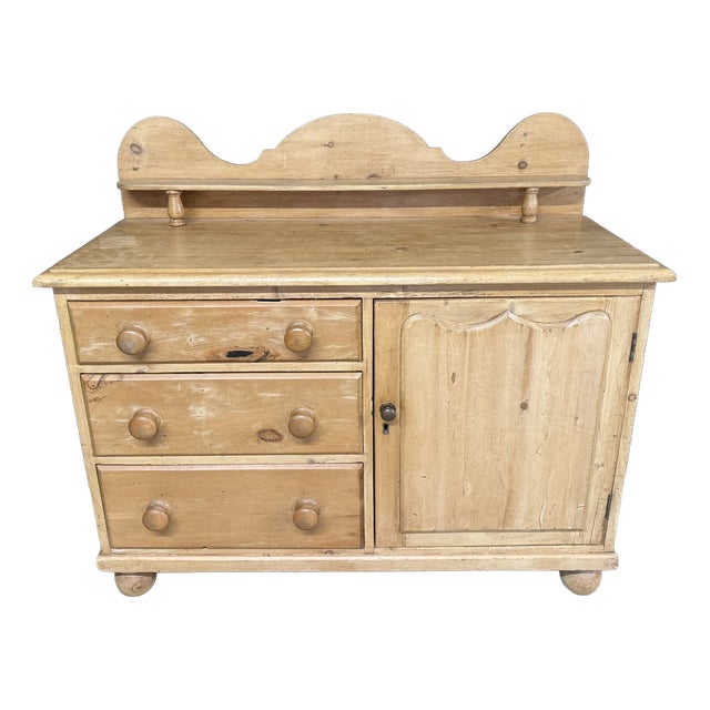 19th Century Pine Dresser, 1880 For Sale