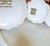 Contemporary 90s Fun Lotus Cake Plate and Sugar Creamer Set - Set of 3 For Sale - Image 3 of 3