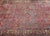 Vintage Oversized Persian Sarouk Rug in Allover Floral Bouquets in Red, Navy, French Blue For Sale In Chicago - Image 6 of 18