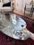 Vintage Hollywood Regency Two-Tier Oval Glass & Gilt Coffee Table For Sale In San Diego - Image 6 of 10