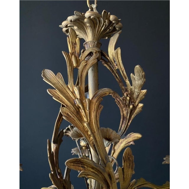 Vitnage Chandelier in Bronze, 1960s For Sale - Image 12 of 13