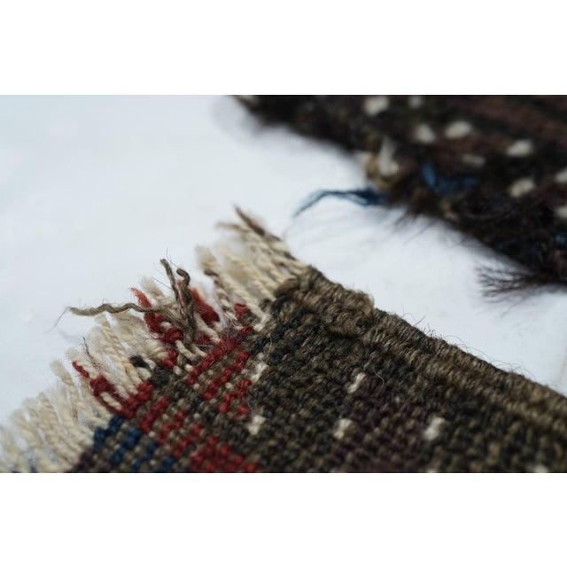 Vintage Balouch Rug 2'2'' X 2'4'' For Sale - Image 4 of 12