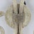 Metal Vintage-Style White and Silver Hollywood Regency-Themed Wrought Iron Wall Lamps - a Pair For Sale - Image 7 of 10