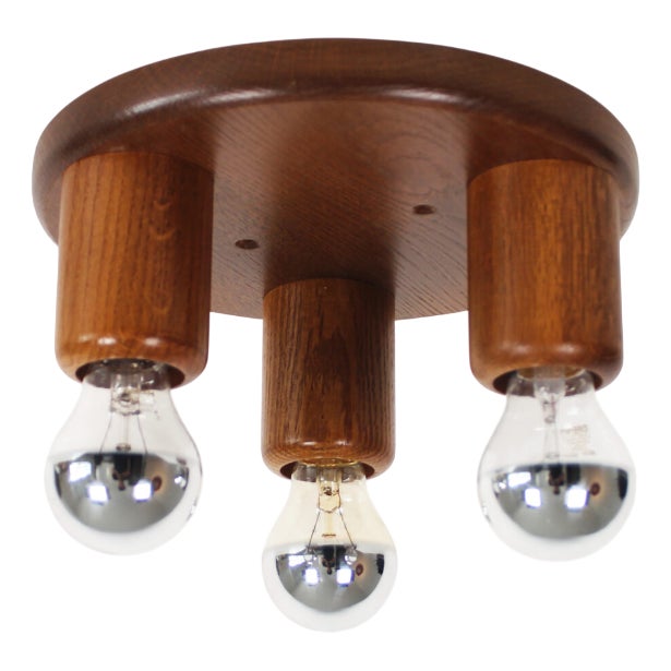 Vintage Japandi Style Ceiling Light, 1970s For Sale