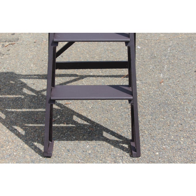 Vintage Foldable Wood Ladder, 1950s For Sale - Image 13 of 17