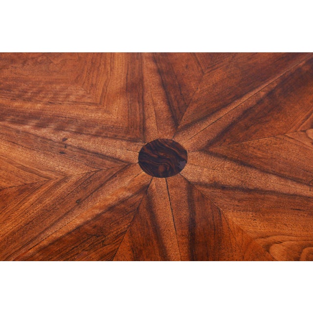 Small Biedermeier Table in Walnut & Spruce by J. Danhauser, Austria, 1820s For Sale - Image 4 of 10
