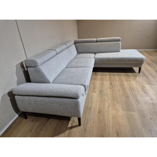 Adjustable Montel Modena Corner Sofa in Gray For Sale - Image 11 of 13