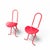 Folding Chairs by Gastone Rinaldi for Thema, 1970s, Set of 2 For Sale - Image 5 of 6