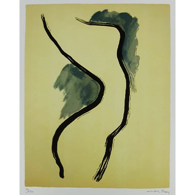 Man Ray Limited Edition Lithograph. Author's signature in Pencil. Limited series lithograph. Number 21 of 150 (Numbers are...