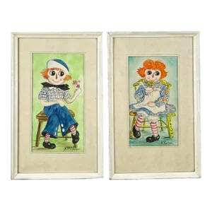 Raggedy Ann Dolls by Grace Pischner Miller