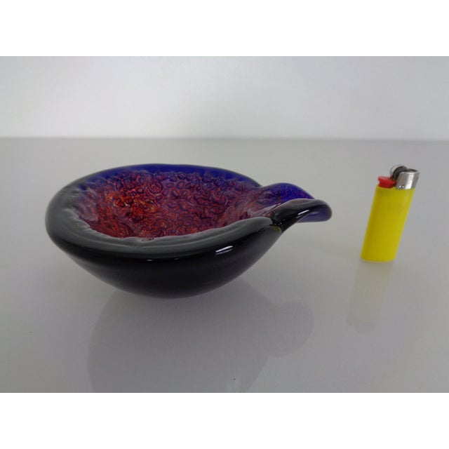 Vintage Murano Glass Ashtray, Italy, 1960s For Sale - Image 9 of 18