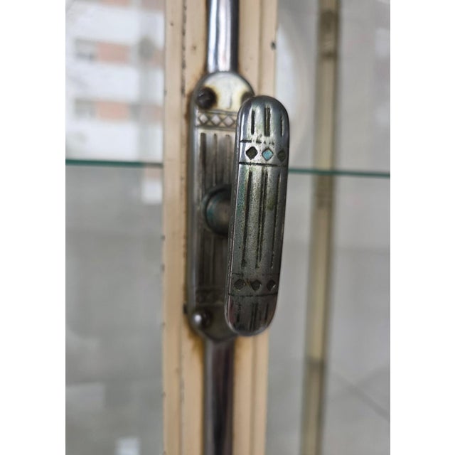 Vintage Iron Display Cabinet, 1930s For Sale - Image 6 of 10