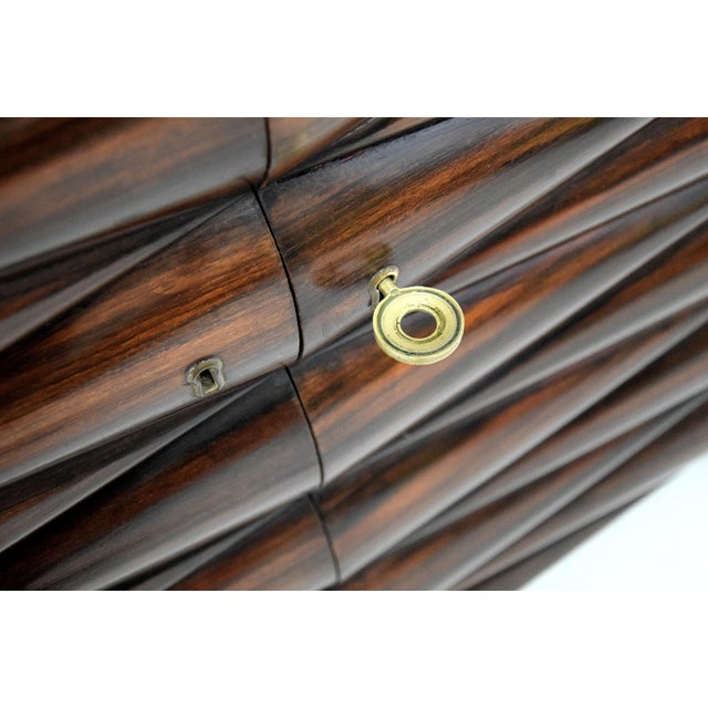 Discover a Masterpiece of Italian Design This rare and elegant dry bar, designed by the iconic Italian architect and...