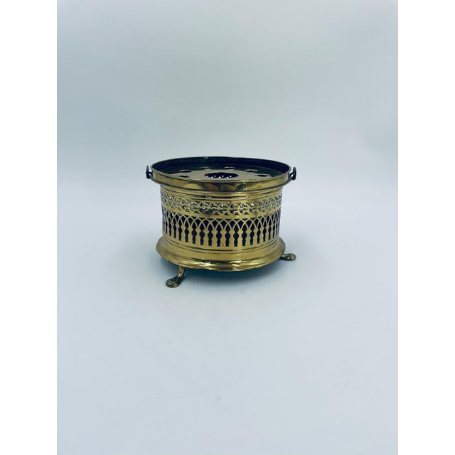 Gold Antique Brass Heater, Germany, 1955 For Sale - Image 8 of 8