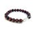 1990s David Yurman Tiger Eye Spiritual Beads Bracelet 6.6 - 8.5" Silver 8 mm Estate For Sale - Image 14 of 16