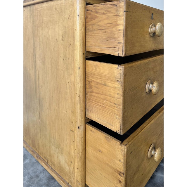 Wood Antique English Pine Chest of Drawers | Dresser For Sale - Image 7 of 8