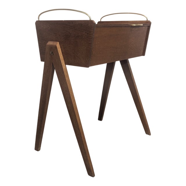 Scandinavian Teak Side Table, 1960s For Sale