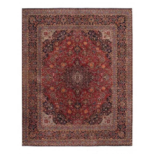 2020s Red Persian Kashan Design For Sale - Image 12 of 12