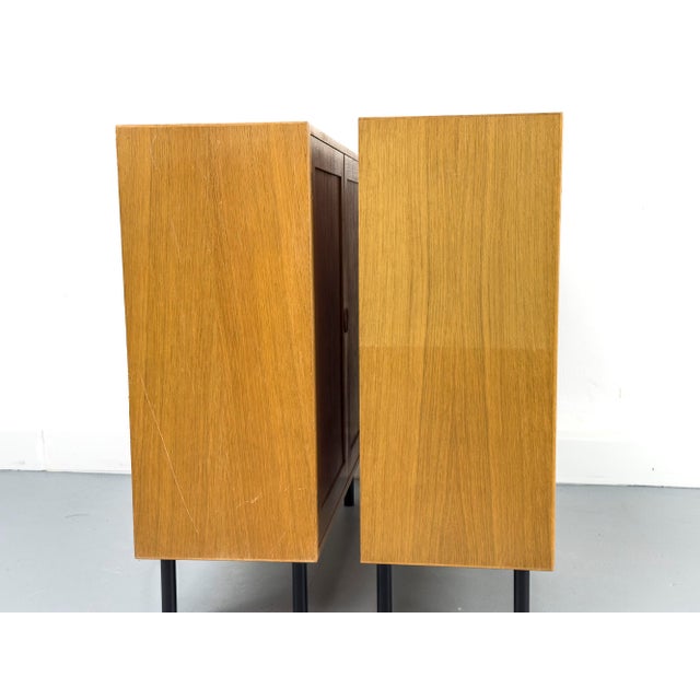 Small Danish Cabinet and Display Case from Hansen and Guldborg, 1970s, Set of 2 For Sale - Image 17 of 18