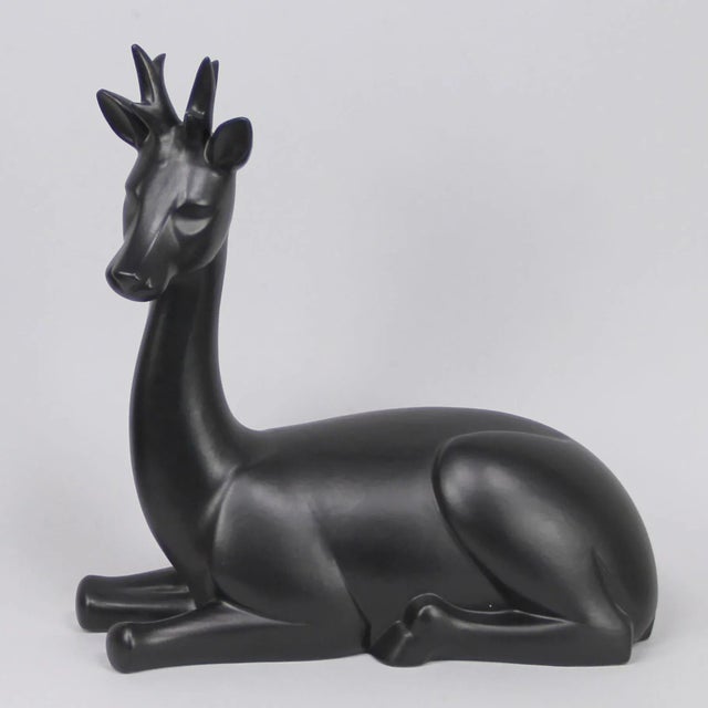Large Deer in Manises Ceramic, 1960s For Sale - Image 6 of 6