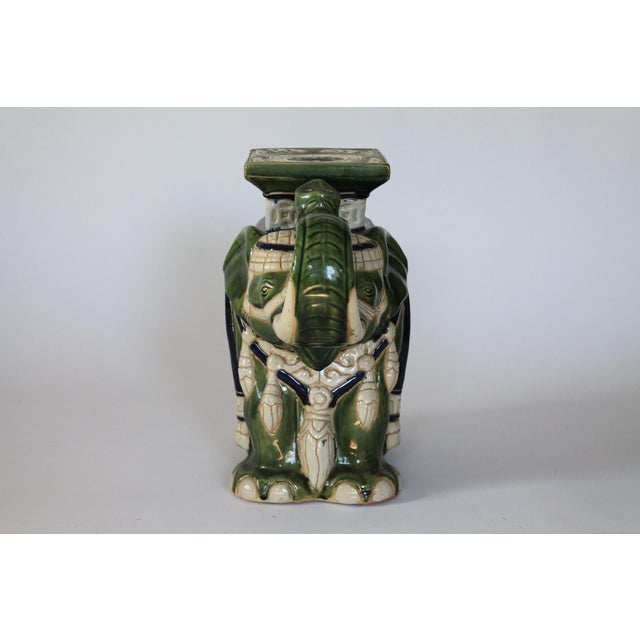 Vintage Elephant Garden Stool For Sale - Image 4 of 17