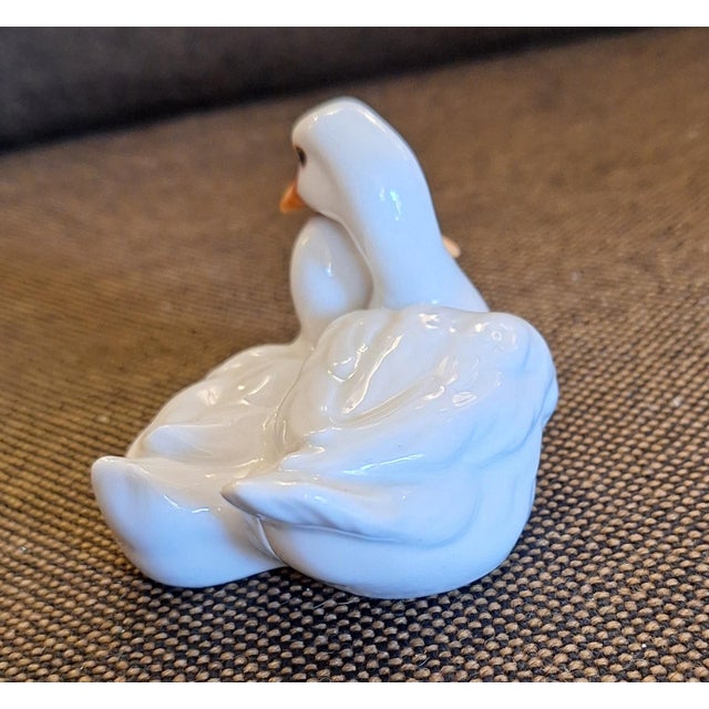 Hand-Painted Porcelain Ducks Figurine from Herend, 1970s For Sale - Image 4 of 7