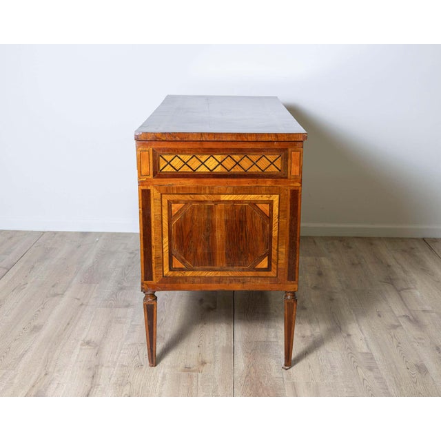 18th Century 18th Century Inlaid Dresser, Louis XVI Period For Sale - Image 5 of 9