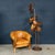 Vintage 20th Century Italian Brass Floral Floor Lamp, 1970s For Sale - Image 3 of 18