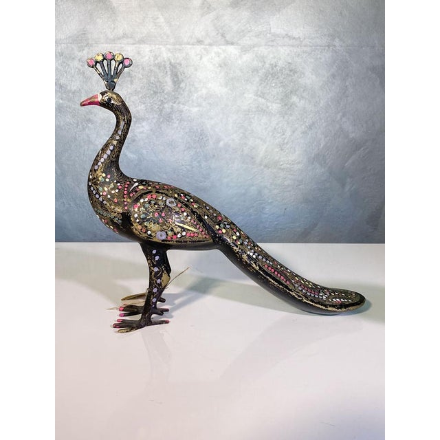 Art Deco Metal Peacocks, 1920s-1940s, Set of 2 For Sale - Image 10 of 18