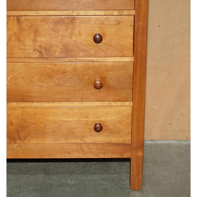 French Cherrywood Chest of 5 Drawers For Sale - Image 6 of 15