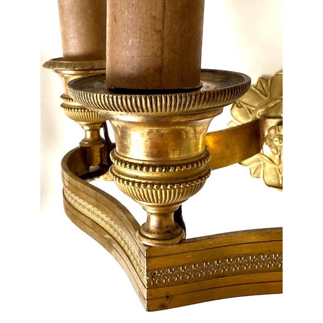 Empire French Three-Light Gilt Bronze Wall Sconces, Paris, 1810, Set of 4 For Sale - Image 18 of 18