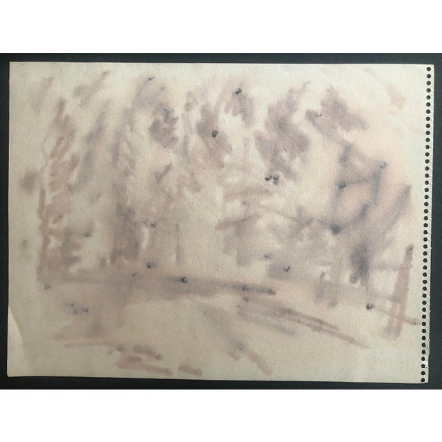 1950s 1951 Donald Bear Landscape Painting For Sale - Image 5 of 5