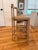 Tan Pair of Natural Wood/Faux Leather Lulu and Georgia Barstools (Counter Height) For Sale - Image 8 of 8