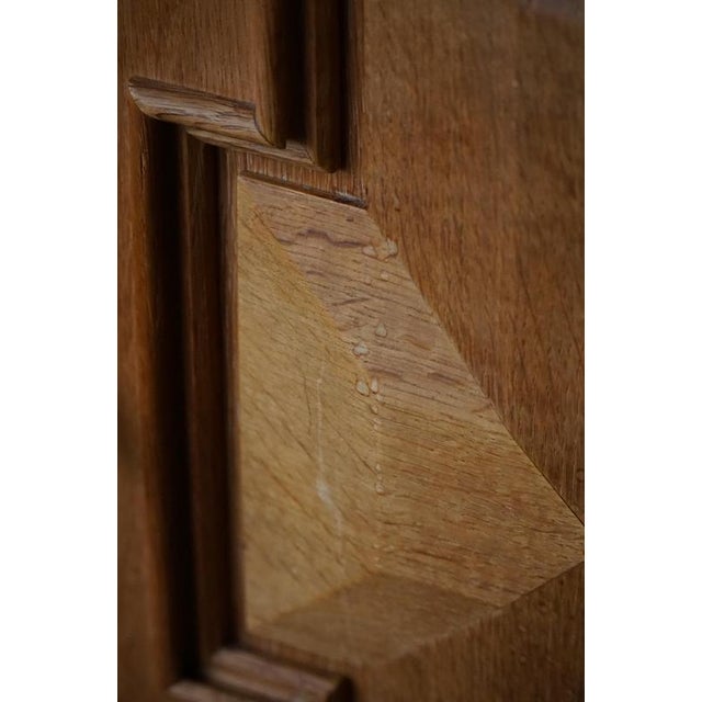 Vintage Danish Oak Sideboard by Henning Kjærnulf, 1950s For Sale - Image 11 of 18