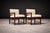 Brazilian Modern Pair of Armchairs in Rosewood & Beige Leather, Bureau, 1960s For Sale - Image 4 of 8